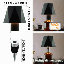 Carica l'immagine nel visualizzatore di Gallery, Lampada per Bottiglia Attacco Led Ricaricabile, Lampada per Collo di Bottiglia Batteria USB Senza Fili, luce per bottigl