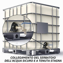 Carica l'immagine nel visualizzatore di Gallery, 4 pezzi Tappi adattatori IBC Connettore serbatoio IBC da 1 di pollice - Adattatore serbatoio per valvola IBC da 1000 lit