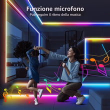 Carica l'immagine nel visualizzatore di Gallery, GLEDOPTO WLED Controller ESP32 Striscia LED Fusibile 15 A Mic DIY Illuminazione Dinamica UART USB-C per Strisce Digitali