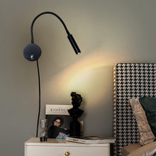 Carica l'immagine nel visualizzatore di Gallery, Lampada da Lettura con 360° Braccio Flessibile con Spina e Touch Interruttore, Dimmerabile Lampada a Collo di Cigno LED 
