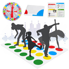 Carica l'immagine nel visualizzatore di Gallery, Twister Gioco in Scatola, Set Completo con Tappeto e Ruota, Giocattolo in PE per Feste e Giochi di Gruppo