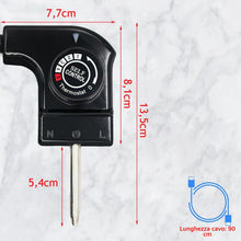 Carica l'immagine nel visualizzatore di Gallery, Leloco Cavo termostato da 1 m per barbecue elettrico e padella elettrica, regolatore di temperatura da 250 V per padella elettrica, padella per feste, padella per pizza elettrica e padella per