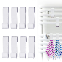 Carica l'immagine nel visualizzatore di Gallery, 8 Pezzi Ganci Termoarredo, Appendini per Termoarredo, Gancio per Radiatore in Plastica, Gancio per Scaldasalviette, Ganc