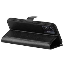 Carica l'immagine nel visualizzatore di Gallery, Cover per Motorola Moto E13, Custodia a Libro Portafoglio in Pelle PU e Silione Morbido con Porta Carte, Magnetica e Sup