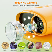 Carica l'immagine nel visualizzatore di Gallery, Microscopio Bambini, Temodu Microscopio Digitale da 2.0‘’, Elettronico Portatile 1000X con 8 luci LED Regolabili, può essere utilizzato come regalo di compleanno o di Natale 3 agli