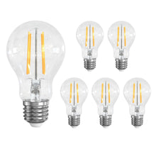 Carica l'immagine nel visualizzatore di Gallery, Lampadine Filamento LED E27 6W = 60W 690LM Bianca Calda 2700K 6 Pezzi