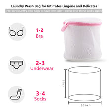 Carica l'immagine nel visualizzatore di Gallery, Flintronic Borse per Bucato con Zip e Rete, 3pz(Rosa)