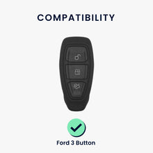 Carica l'immagine nel visualizzatore di Gallery, kwmobile Custodia Copri Chiave Compatibile con Ford con 3 tasti Keyless Go - Cover Coprichiave Telecomando Auto in Plast