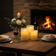 Carica l'immagine nel visualizzatore di Gallery, Furein - Candele a LED in cera naturale, con fiamma a LED, per decorare la casa, il ristorante, il luogo di lavoro, l’uf