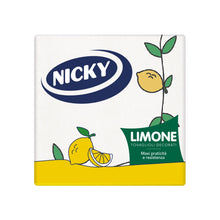 Carica l'immagine nel visualizzatore di Gallery, Nicky Limone Tovaglioli Decorati, Confezione da 35 tovaglioli a 2 veli