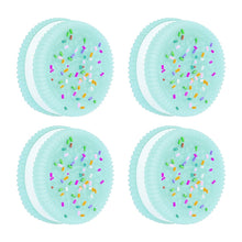 Carica l'immagine nel visualizzatore di Gallery, KYLOS Giochi Da Schiacciare Antistress 4 Pezzi, Taba Squishy, Fufu Squishy, Squishy, Colore Blu, Giocattolo Ultra Morbid