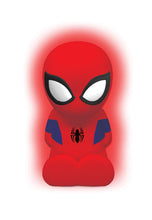 Carica l'immagine nel visualizzatore di Gallery, Lexibook, Spider-Man, Luce notturna a colori per la stanza dei bambini, cambio di colore, luce uniforme, Batteria, Blu/R