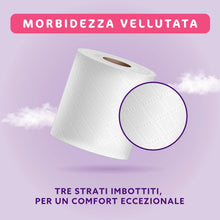 Carica l&#39;immagine nel visualizzatore di Gallery, by Amazon Carta Igienica, 3 Veli Trapuntata, Morbida e Setosa, 36 Rotoli (4 Confezioni da 9), 200 Fogli per Rotolo, Certificata FSC
