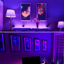 Carica l'immagine nel visualizzatore di Gallery, Onforu 2 Pezzi 9W Lampadine UV LED, Luce Nera Lampadine E27, Black Light, Illuminazione Ultravioletto per Party Feste Di