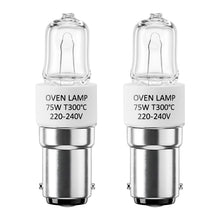 Carica l'immagine nel visualizzatore di Gallery, Set di 2 lampadine a baionetta BA15D, 2700 K, 75 W, 220 – 240 V, illuminazione a 360 gradi, dimmerabili, doppio contatto