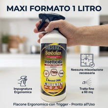 Carica l'immagine nel visualizzatore di Gallery, Insetticida Multinsetto Uno Contro Tutti Azione Abbattente Repellente Formato 750ml + 250ml Gratis