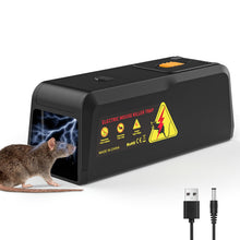 Carica l'immagine nel visualizzatore di Gallery, Trappola per Topi Elettrica Potente Tensione Trappole Elettriche per Topi e Ratti per Casa Trappolino Elettrico Riutiliz
