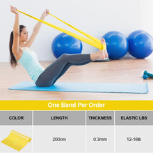 Carica l'immagine nel visualizzatore di Gallery, Elastici Palestra, Bande Elastiche Fitness Resistance Band Elastici Fisioterapia Esercizi Yoga, Pilates, Schiena Stretch