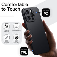 Carica l'immagine nel visualizzatore di Gallery, JETech Cover Slim per iPhone 16 Pro, Titanio Nero