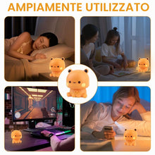 Carica l'immagine nel visualizzatore di Gallery, Luce Notturna per Bambini, Budu Dudu Luce Notturna Bambini, Panda Lampada, 3 Modalità di Luci, Controllo Touch e Ricaric