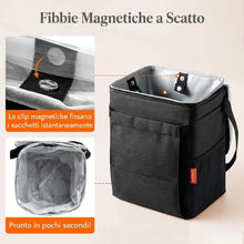 Carica l'immagine nel visualizzatore di Gallery, Lifewit Pattumiera per auto, 7,6 l, impermeabile, a prova di perdite, con coperchio e porta fazzoletti, accessorio per a
