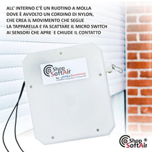 Carica l'immagine nel visualizzatore di Gallery, Sensore Contatto a Filo per Tapparelle con Fune Universale per tutti gli Allarme Antifurto