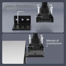 Carica l'immagine nel visualizzatore di Gallery, Luce a collo d'oca flessibile a led 500 lumen fissata con viti Lampada da lavoro per illuminazione industriale per macch