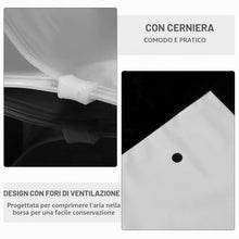 Carica l'immagine nel visualizzatore di Gallery, 25 Pezzi Sacchetti da Viaggio per Valigia con Zip, Buste Trasparenti per Indumenti, Borsa Valigia Organizer con Cerniera