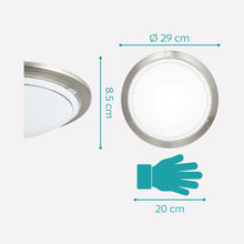 Carica l'immagine nel visualizzatore di Gallery, Eglo Planet 1, lampada da soffitto a 1 luce, plafoniera in metallo
