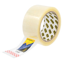 Carica l'immagine nel visualizzatore di Gallery, Idena 90130 - Nastro trasparente, 50 mm x 66 m, 6 rotoli di nastro silenzioso, ideale per traslochi e spedizioni