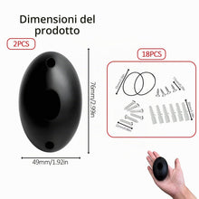 Carica l'immagine nel visualizzatore di Gallery, Coppia di Sensori a Fotocellula a Infrarossi 12 / 24V AC DC, Sistema di Sicurezza per Cancello Automatico e Porta del Ga