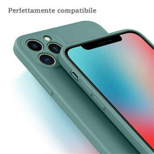 Carica l'immagine nel visualizzatore di Gallery, Mixroom - Cover Custodia Case per iPhone 12 Mini Protezione Copre Fotocamera in Silicone TPU Opaco con Bordi Piatti Colo
