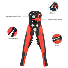 Carica l'immagine nel visualizzatore di Gallery, Amazon Basics Spellafili autoregolante, nero/rosso