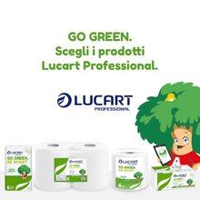 Carica l'immagine nel visualizzatore di Gallery, Lucart Professional, Confezione da 6 Rotoli Jumbo di Carta Igienica Ecologica, 2 Veli, Morbida e Consistente, 100% Ricic
