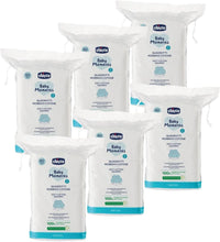 Carica l'immagine nel visualizzatore di Gallery, Chicco Baby Moments Quadrotti in Cotone Morbido, 360 Pezzi, 100% Cotone Puro, Multipack 6x60, Pacco scorta