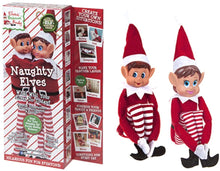 Carica l'immagine nel visualizzatore di Gallery, Set di 2-30,48 cm novità Naughty Girl And Boy Elves Behavin' Badly