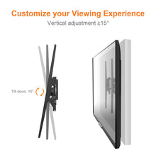Carica l'immagine nel visualizzatore di Gallery, GRIFEMA GB1004-2 Supporto TV Parete Inclinabile, Ultra Sottile Staffa TV per Molti Televisori da 26-65 Pollici a LED, LCD, OLED, Plasma e Curvi, Fino a 50 kg, Max VESA 400 x 400 mm, nero
