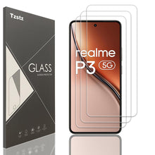 Carica l'immagine nel visualizzatore di Gallery, 3 Pezzi Vetro Temperato Dello Schermo Protector per realme P3 5G/realme P3 lite 6,67" Durezza 9H Anti Graffio HD Pellico