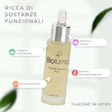 Carica l&#39;immagine nel visualizzatore di Gallery, Bioluma Bava di Lumaca Pura 30ml 100% Made in Italy Idratante Lenitivo Antiage per Viso Collo Decolletè Purificante Normalizzante Coadiuvante Trattamento Rughe Pelle Secca Grassa Mista