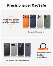 Carica l'immagine nel visualizzatore di Gallery, APPS2Car è un supporto universale per cellulari compatibile for MagSafe, adatto a iPhone, telefoni Samsung e tutti gli s