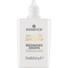 Carica l'immagine nel visualizzatore di Gallery, essence DROP OF SUNSHINE gocce viso effetto abbronzante idratante (25 ml)