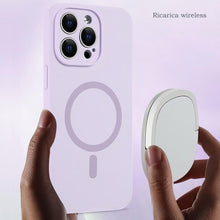 Carica l'immagine nel visualizzatore di Gallery, Mixroom - Custodia Cover per iPhone 12 Pro Max in Tpu silicone liquido morbido compatibile con MagSafe accessori con cer