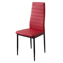 Carica l'immagine nel visualizzatore di Gallery, Albatros 2704 Milano Set di 4 sedie da Pranzo, in Pelle Sintetica, Rosso