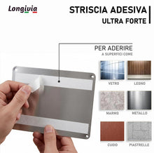 Carica l'immagine nel visualizzatore di Gallery, 2 PEZZI Cartello Area Videosorvegliata in Alluminio Spazzolato 22cm x 15cm Spessore 1mm con Adesivo e 4 Fori| Elegante p