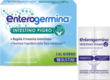 Carica l'immagine nel visualizzatore di Gallery, Enterogermina Intestino Pigro, Fermenti Lattici Probiotici, 10 Bustine