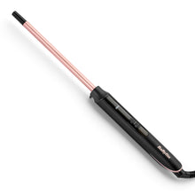 Carica l'immagine nel visualizzatore di Gallery, BaByliss Ferro arricciacapelli 10mm, Quartz Ceramic, 10 Temperature, ricci ultra definiti, Nero e rosa, C449E