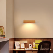 Carica l'immagine nel visualizzatore di Gallery, DELIPOP Applique da Parete LED in Legno 360° Girevole, 3000K Bianco Caldo