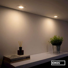 Carica l'immagine nel visualizzatore di Gallery, EMOS Faretti LED da Incasso per Cartongesso 5W / 450 Lumen | Faretti LED soffitto da incasso 3000K Luce Bianco caldo | S