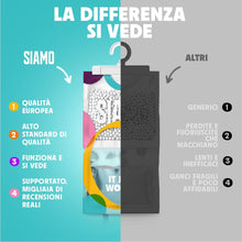 Carica l'immagine nel visualizzatore di Gallery, Siamo 5 Pack Sacchetti Deumidificatori Antimuffa Per Armadio, Casa, Assorbi Umidità In Armadi, Cucine, Seminterrati, Camper #1 in deumidificatori Eliminare Odore Sgradevole Funziona e Basta