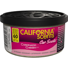 Carica l'immagine nel visualizzatore di Gallery, California Scents, Deodoranti per auto in lattina, profumo di ciliegia Coronado, confezione da 4, forte fragranza regola